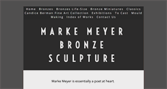 Desktop Screenshot of markemeyerbronzes.com