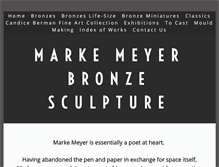 Tablet Screenshot of markemeyerbronzes.com